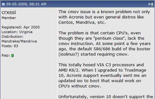 AMD K6, cmov, Linux - (PC, Prozessor, Linux)