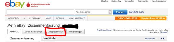 Bild 1 - (Passwort, Ebay, Kennwort)