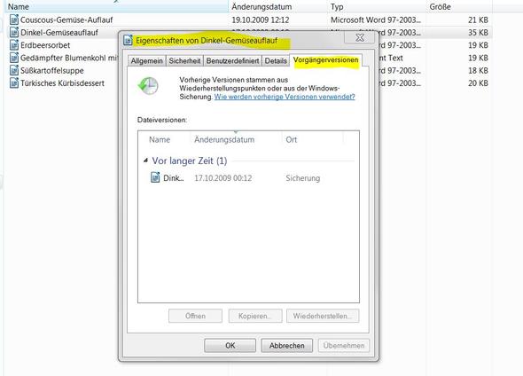 Vorgängerversion - (Open Office, textimport, datenwiederherrstellung)