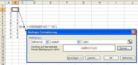 Bedingte Formatierung - (Microsoft, Office, Excel)