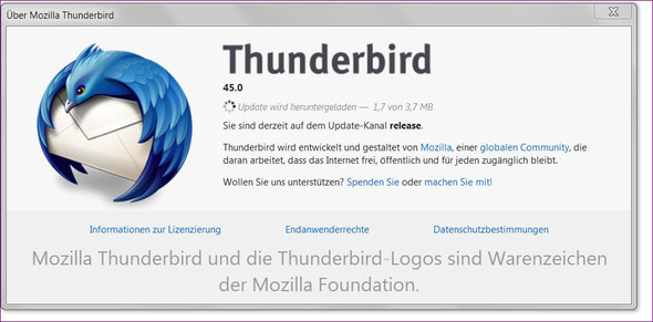 - (Windows 7, Thunderbird, Updatefehler)