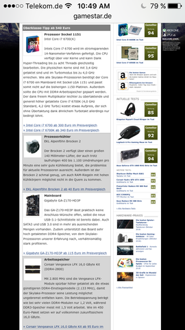 Gamestar setup - (CPU, Prozessor, Mainboard)