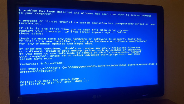 - (Windows, Bluescreen)