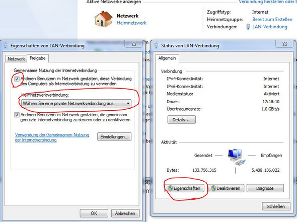 - (WLAN, Hotspot)