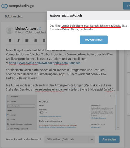 Nvidia treiber lässt sich nicht deinstallieren Nvidia treiber lässt sich nicht deinstallieren