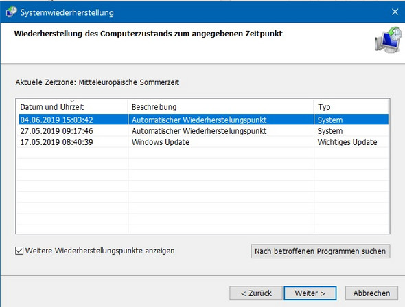 - (Windows 10, Reparatur)