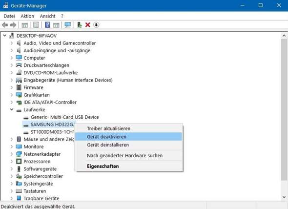 - (Festplatte, Windows 10, HDD)