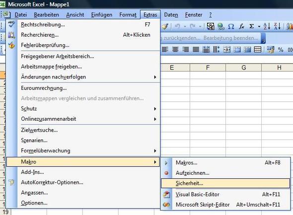 Makro Sicherheit - (Excel, absturz, Office 2010)