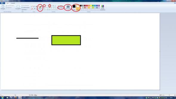 Paint Klick Hilfe - (Windows, Paint, Zeichenprogramm)