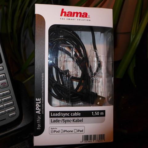 Verpackung von Hama - (Apple, Datenkabel)