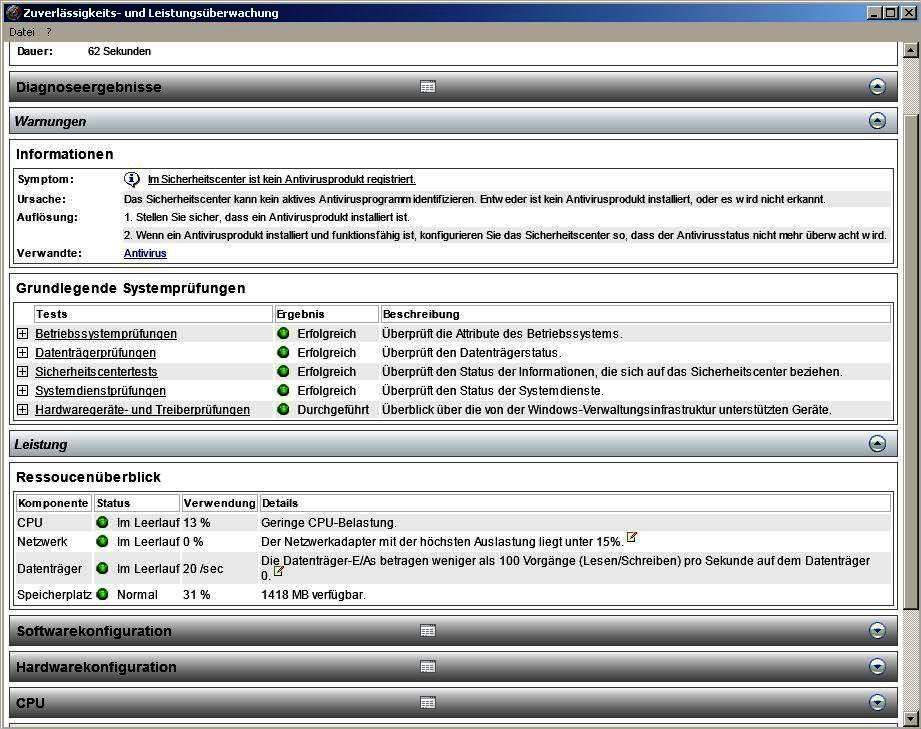 Avira free Antivirus wird nicht erkannt