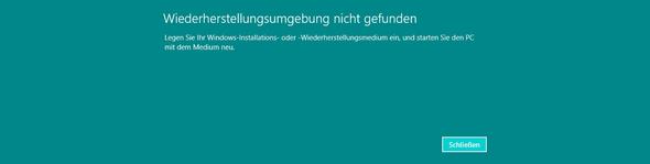 Wenn ich auf der Schaltfläche "Los gehts" drücke - (Löschen, Windows 8, laufwerk)