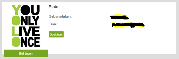 Hier ist ein größeres Bild verwendet, nun steht der upload-Button über. - (HTML, CSS, relative)
