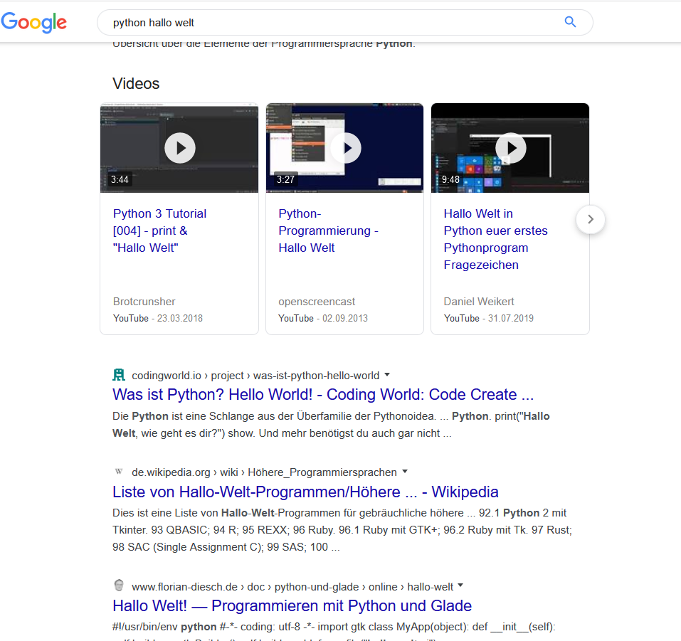 Google De Ansicht Der Suchergebnisse Verandert