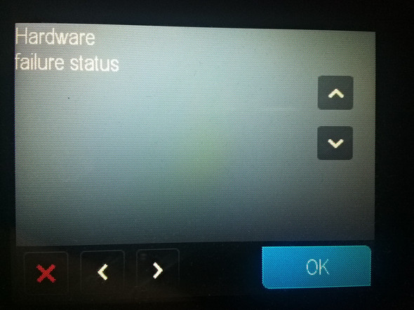 - (Drucker, Support Menü)
