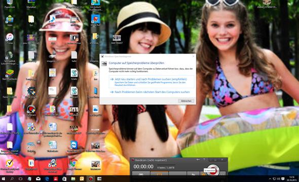 Fehler - (Fehlermeldung, Windows 10, Speicherprobleme)