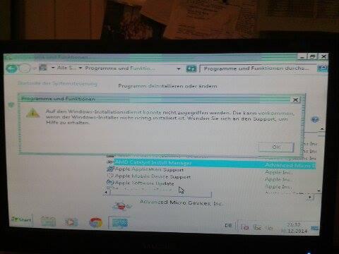 Fehlermeldung vom Windows-installer - (Computer, Grafikkarte, Windows 7)