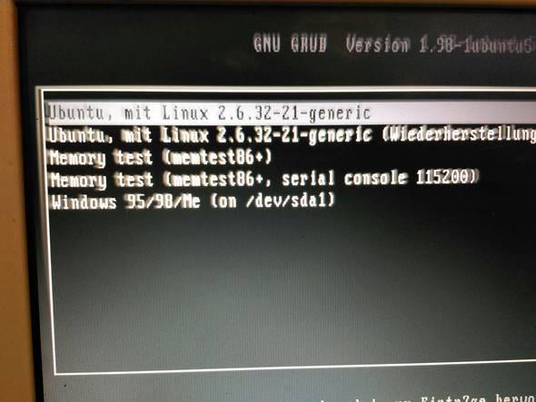 Lubuntu 10.04 startet nicht, Fehlermeldung/startet nicht?