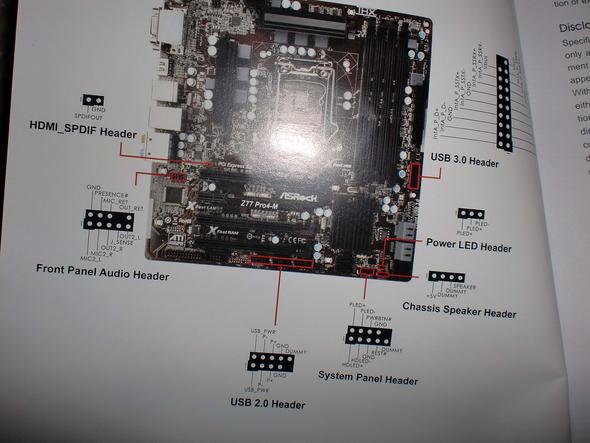 Mainboard mit Bild - (PC, Computer, Hardware)