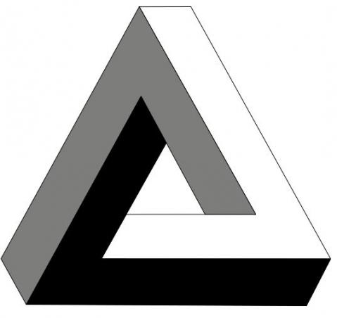 Penrose Dreieck - (Grafik, bildbearbeitung, Photoshop)