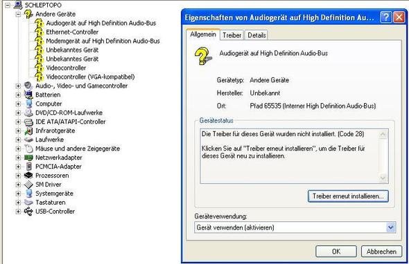 gerätemanager - (software, Treiber, Soundkarte)