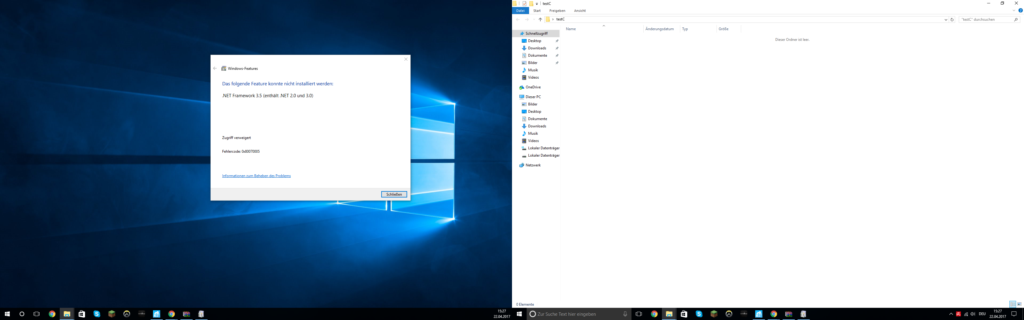 NET Framework Installieren Windows 10 NET