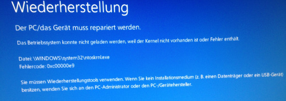 Bild zum problem - (Festplatte, Windows 10, Fehler)