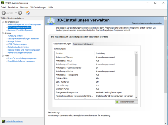 Nvidia Systemsteuerung - (Grafikkarte, Gaming, Treiber)