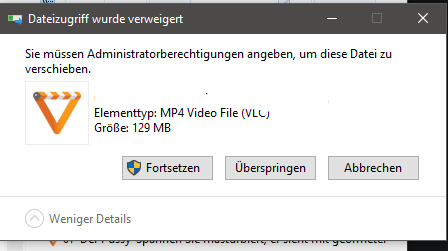 Warum kann ich meine eigenen Dateien nicht bearbeiten? (software