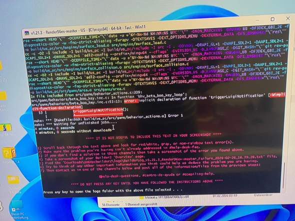 Wie behebe ich diesen Fehler beim Compilen von Render96ex-Master? (PC ...