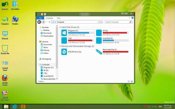 Die Ansicht die Ich jetzt habe. - (Windows 8, ändern, Ansicht)