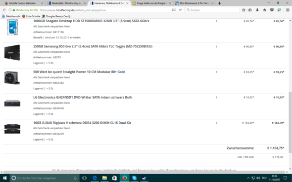 Mindfactory Wishlist (2) - (Hardware, Gaming, hilfe)