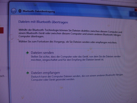 Bluetooth-2 - (Bluetooth-Problem, Bluetoothübertragung von Fotos)