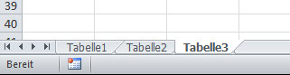 Sheet bzw.Tabelle - (Microsoft, Excel, Formatieren)