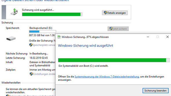 - (Windows 10, Windows-Sicherung)
