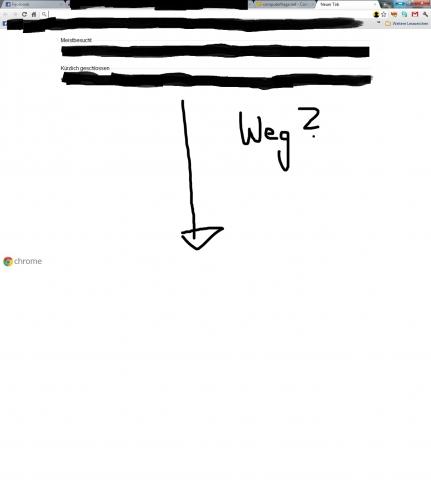 - (Windows 7, Google Chrome, Taskleiste)