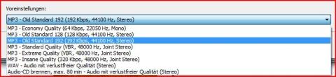 Voreinstellungen Free YouTube to MP3 Converter - (Musik, YouTube, Einstellungen)